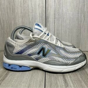 Vintage New Balance 560 White Blue Running Sneaker Causal Shoe Women Size 8.5